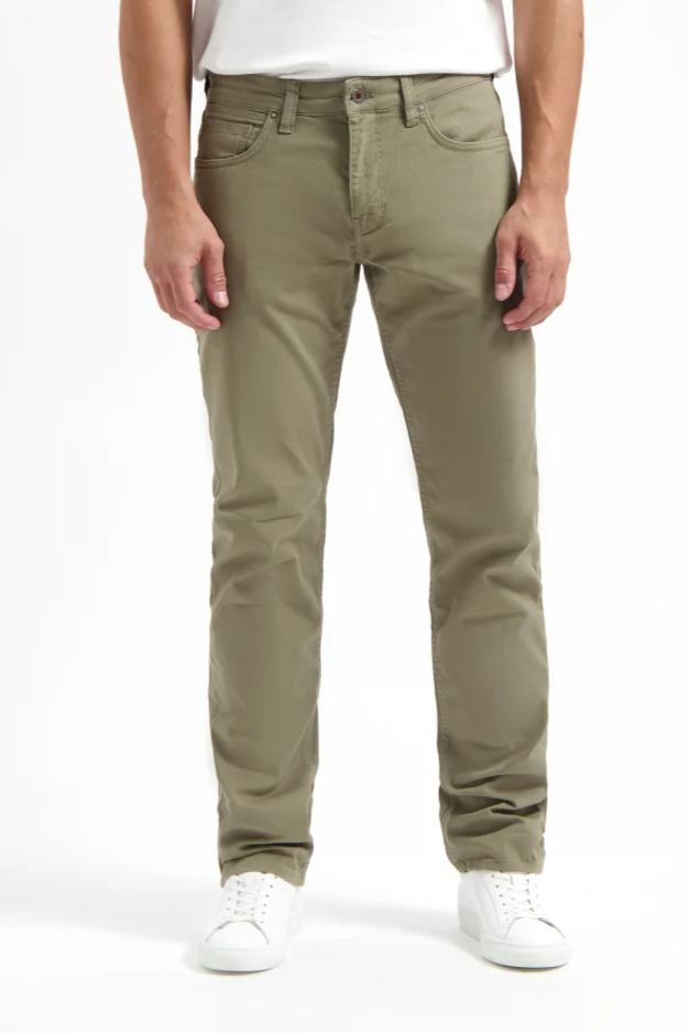 Kuyichi Herren vegan Jeans Nick Straight Army Green