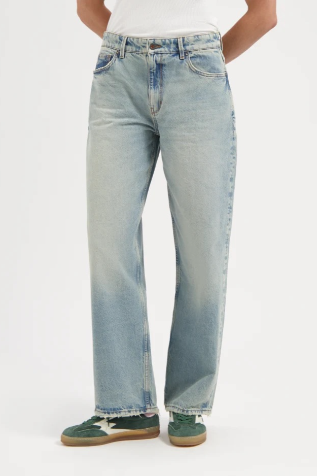 Kuyichi Damen vegan Jeans Lucy Loose Vintage Blue