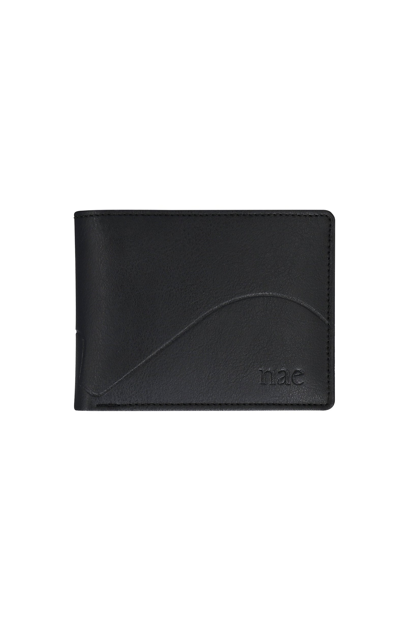 NAE Herren vegan Portemonnaie Bari Schwarz