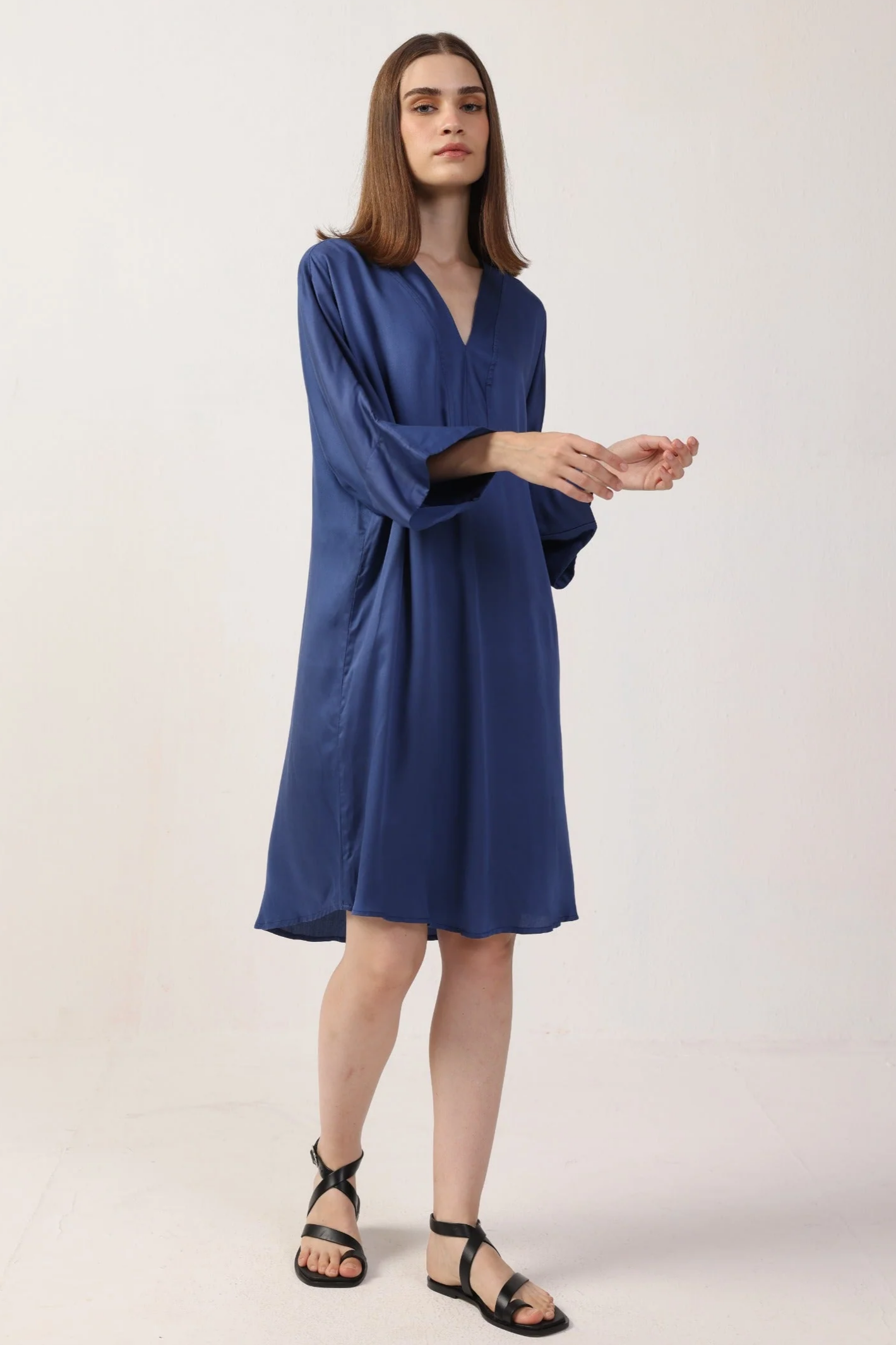 Neu Nomads Damen vegan Kleid Kimono Kleid Bluejay