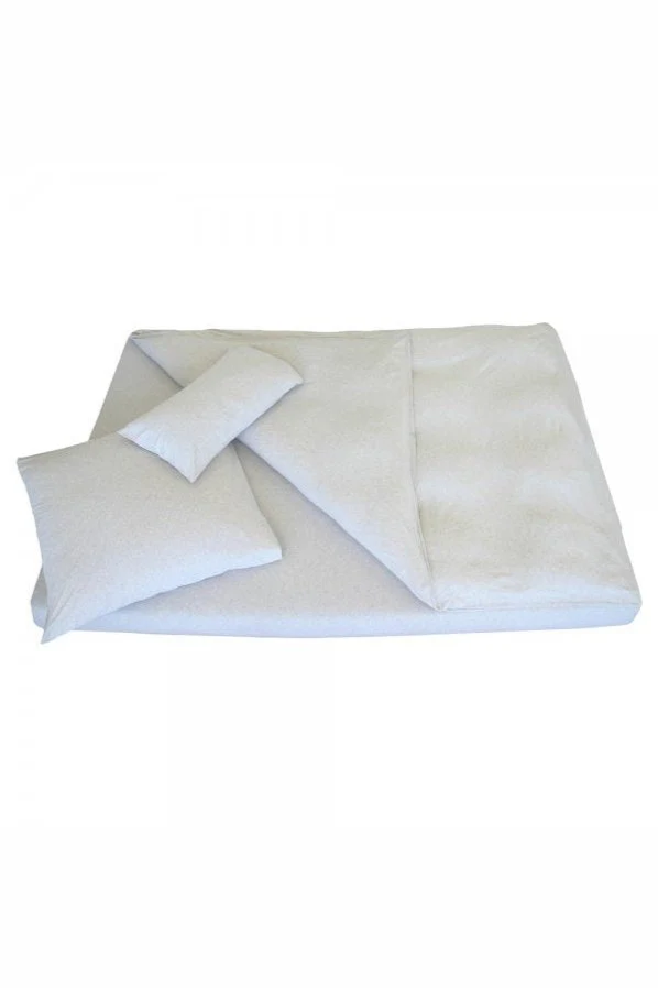 EO Home unisex vegan Spannbetttuch Jersey Beige Melange