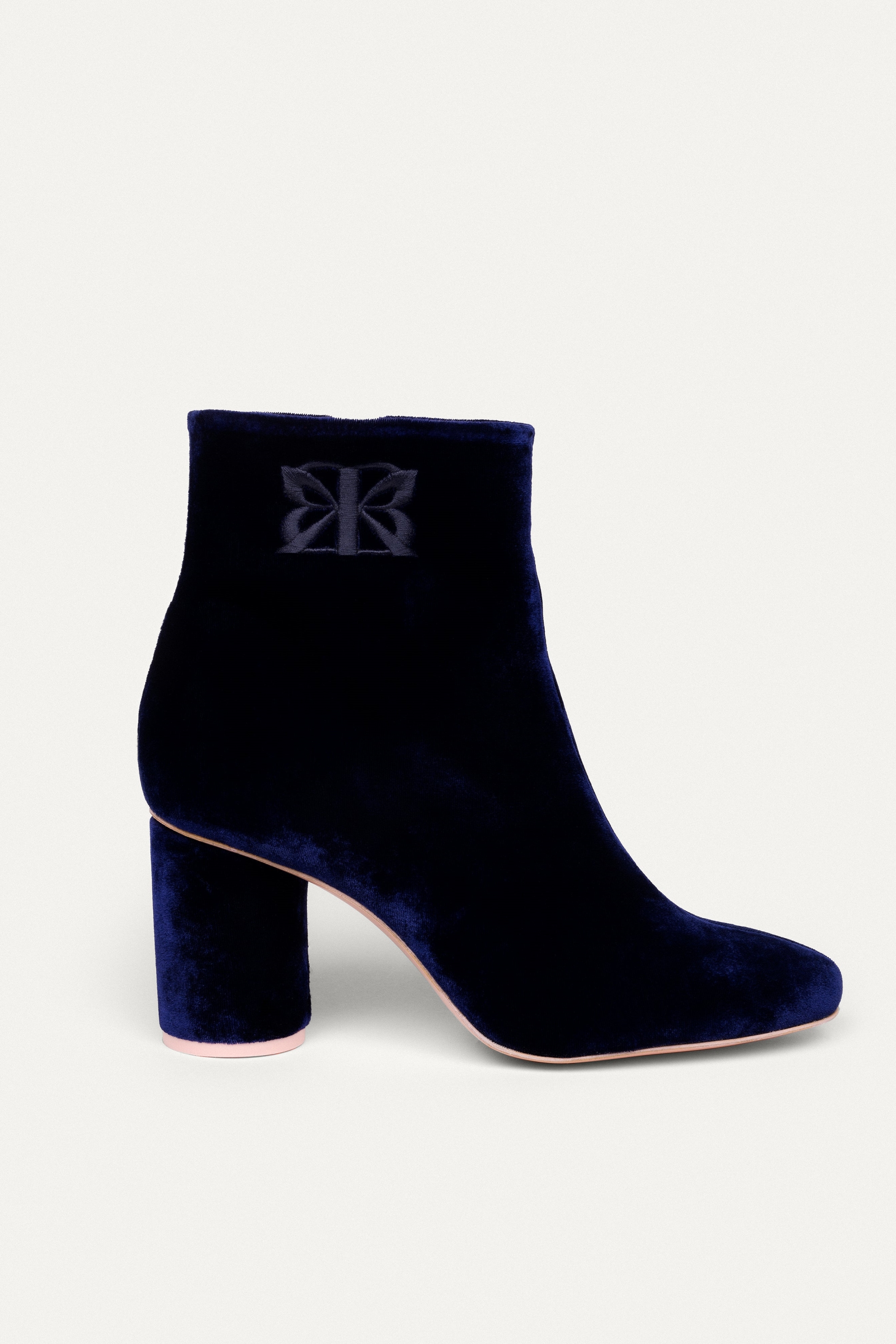 BIKKOU Damen vegan Stiefel Expo In Der Galerie Mitternachtsblau