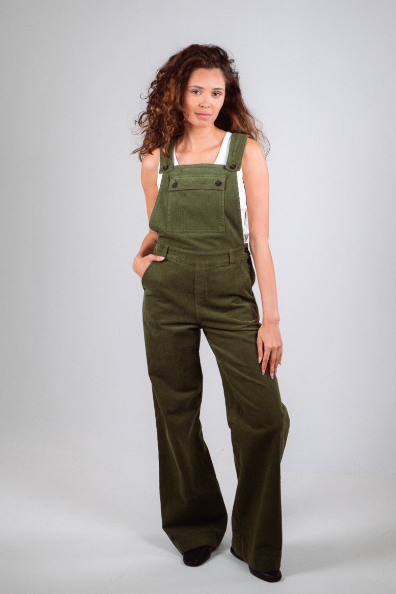 CÃ´telÃ© Damen vegan Latzhose Angel OlivgrÃ¼n