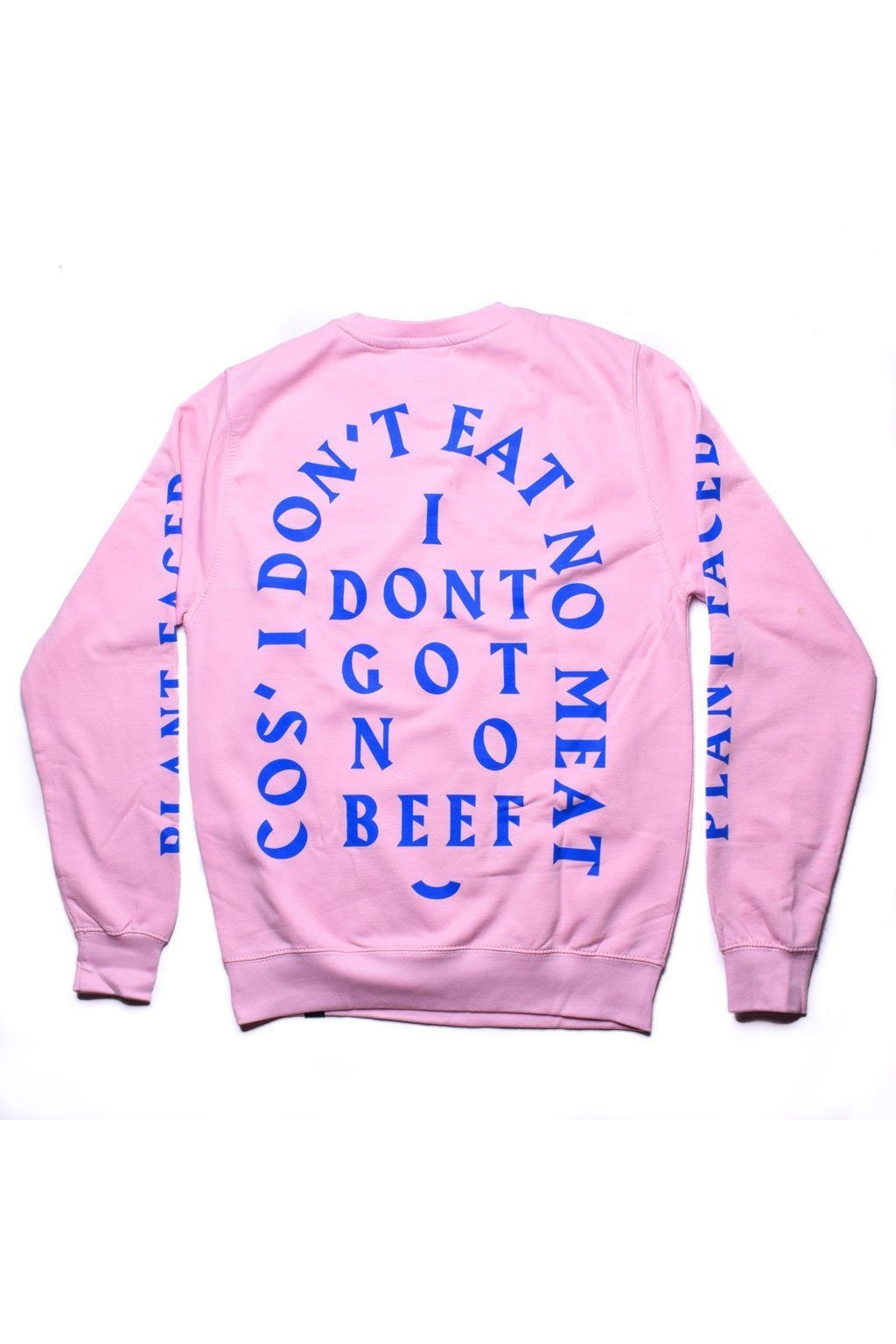 Plant Faced Clothing Damen vegan No Beef Sweater Unisex