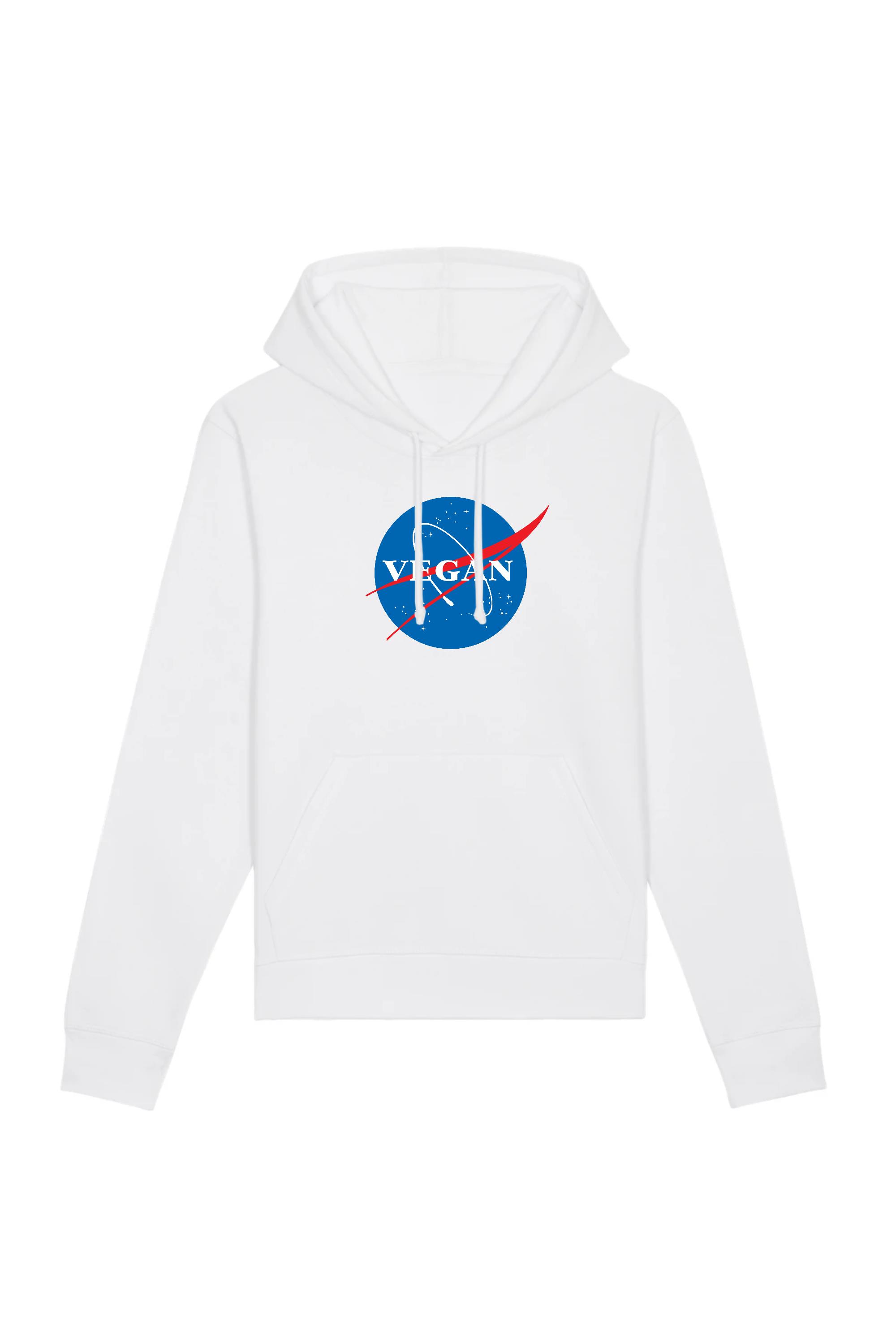 Oat Milk Club Damen vegan Vegan Nasa - Hoodie Aus Bio-Baumwolle WeiÃŸ