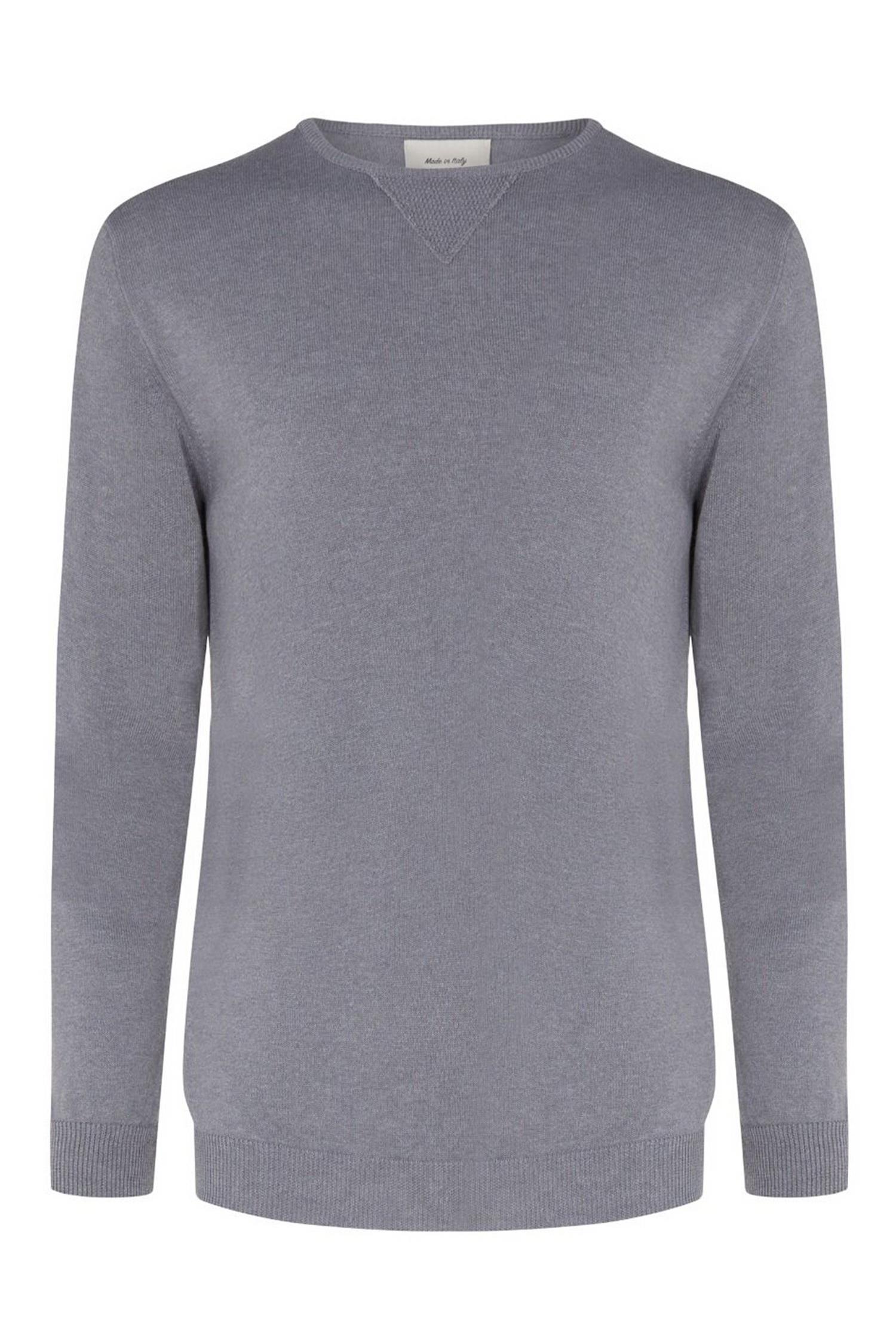 Will's Vegan Store Herren vegan Pullover Recycelt Grau