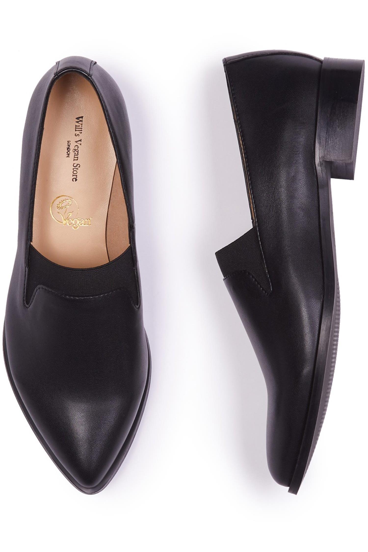 Will's Vegan Store Damen vegan Loafer The Derby Schwarz
