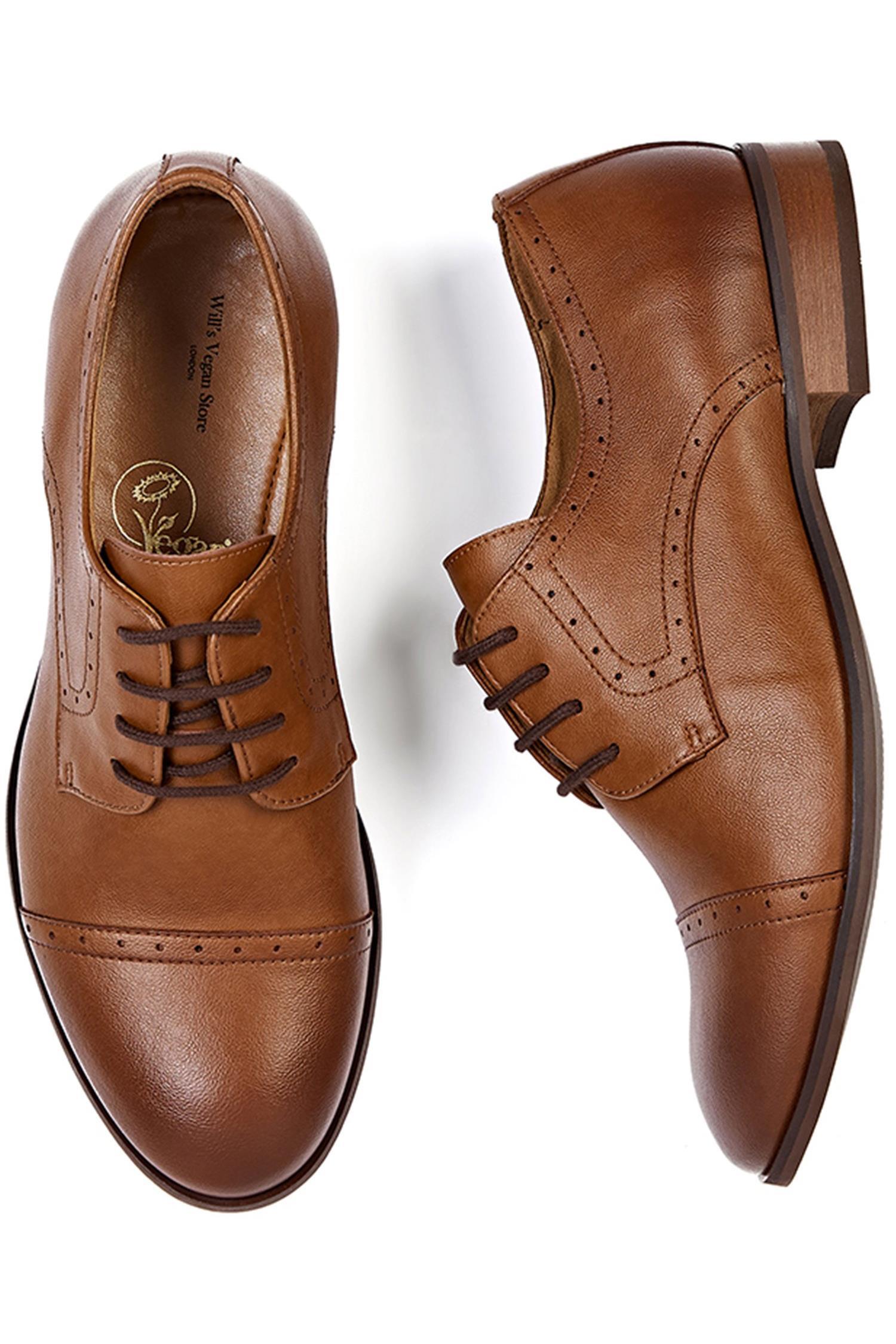 Will's Vegan Store Herren vegan Derby's City Brown