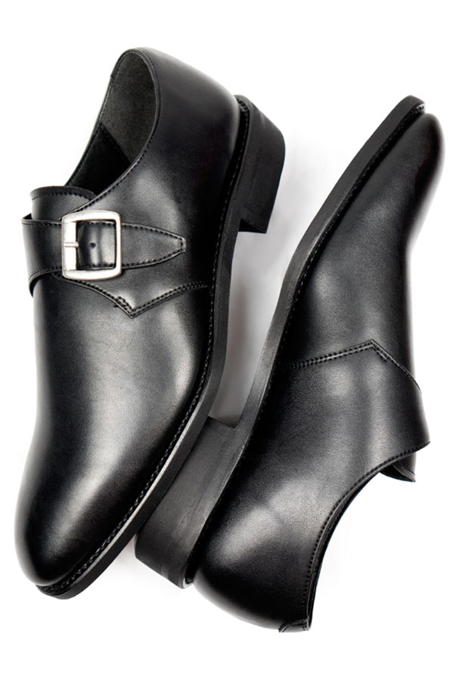 Will's Vegan Store Herren vegan MÃ¶nche Goodyear Welt Schwarz