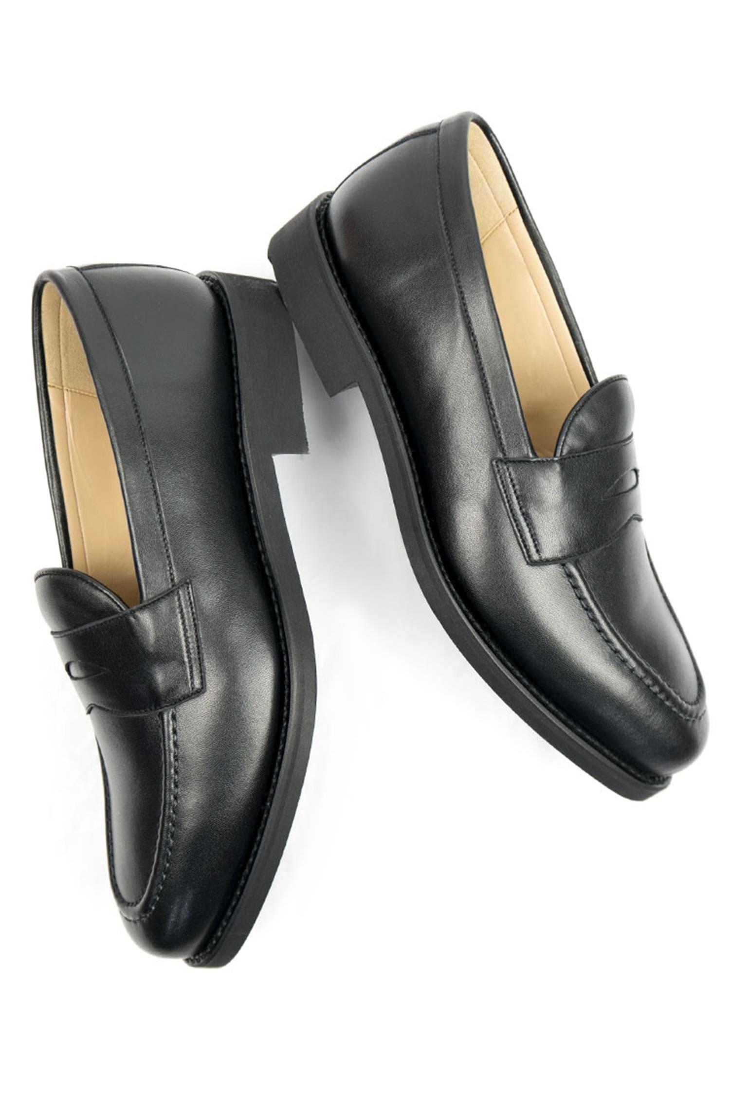 Will's Vegan Store Herren vegan Loafer Goodyear Welt Schwarz