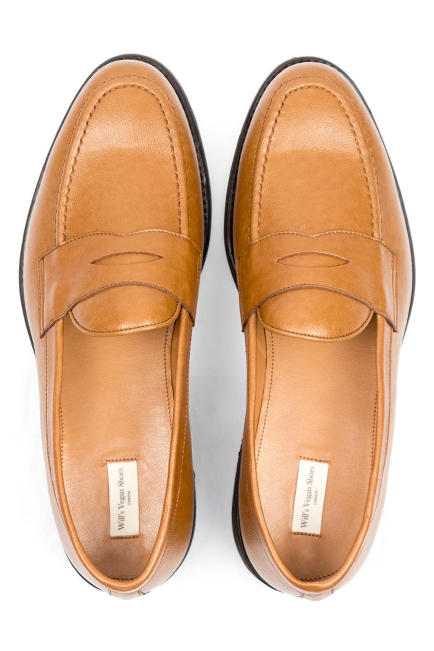 Will's Vegan Store Herren vegan Loafer Goodyear Welt Hellbraun