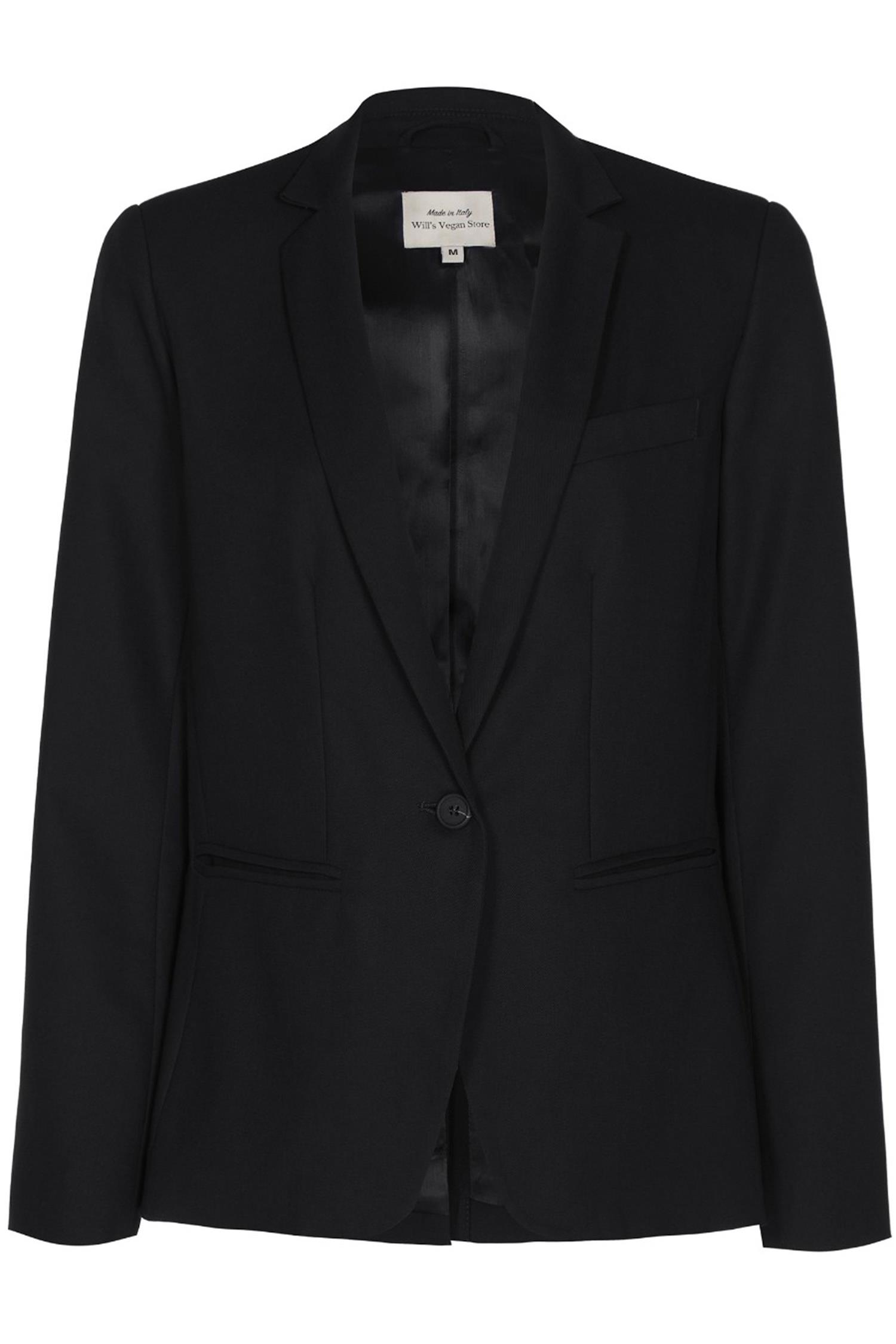 Will's Vegan Store Damen vegan Jacke Zweiteiler Schwarz