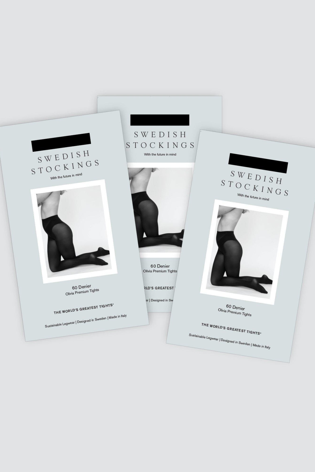 Swedish Stockings Damen vegan Basic Set! Olivia Strumpfhose 3 StÃ¼ck Schwarz