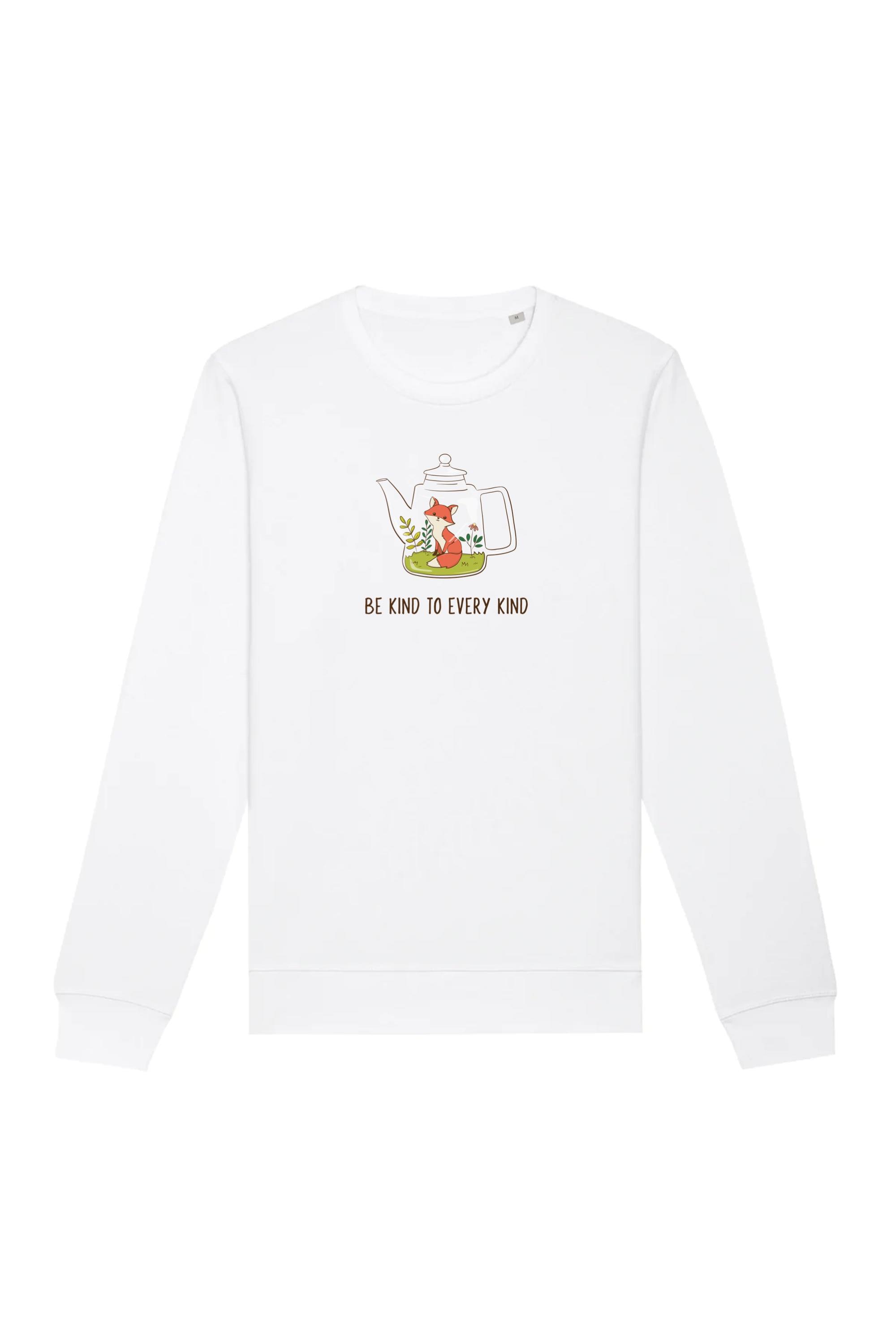 Oat Milk Club Damen vegan Sweatshirt Be Kind To Every Kind WeiÃŸ