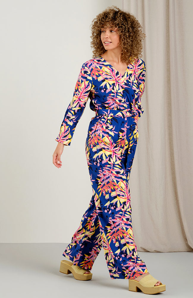 DEDICATED Damen vegan Jumpsuit Farsta Tropical Collage
