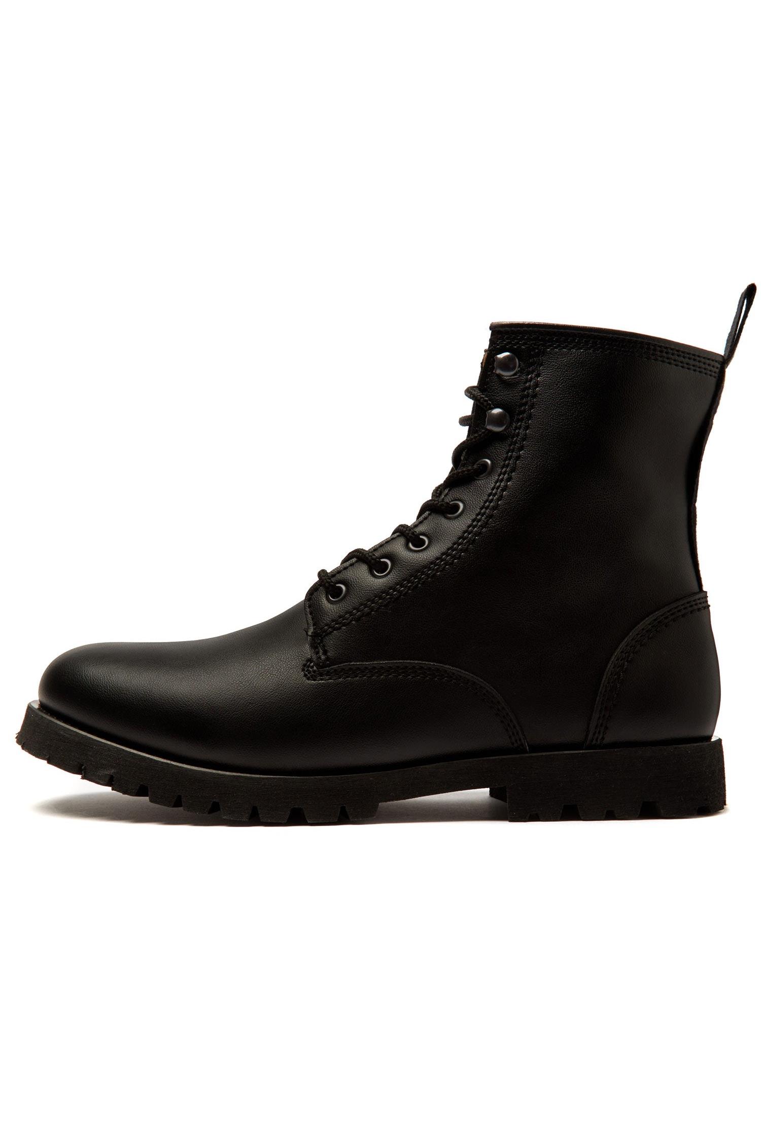 Will's Vegan Store Herren vegan Rangers Stiefel Schwarz