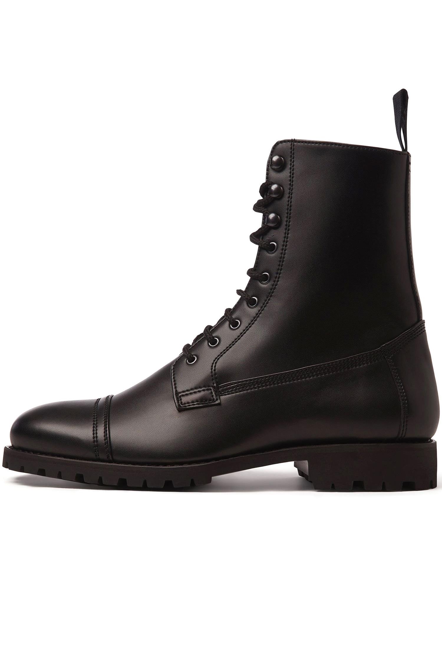 Will's Vegan Store Herren vegan Goodyear Taktische Stiefel Schwarz