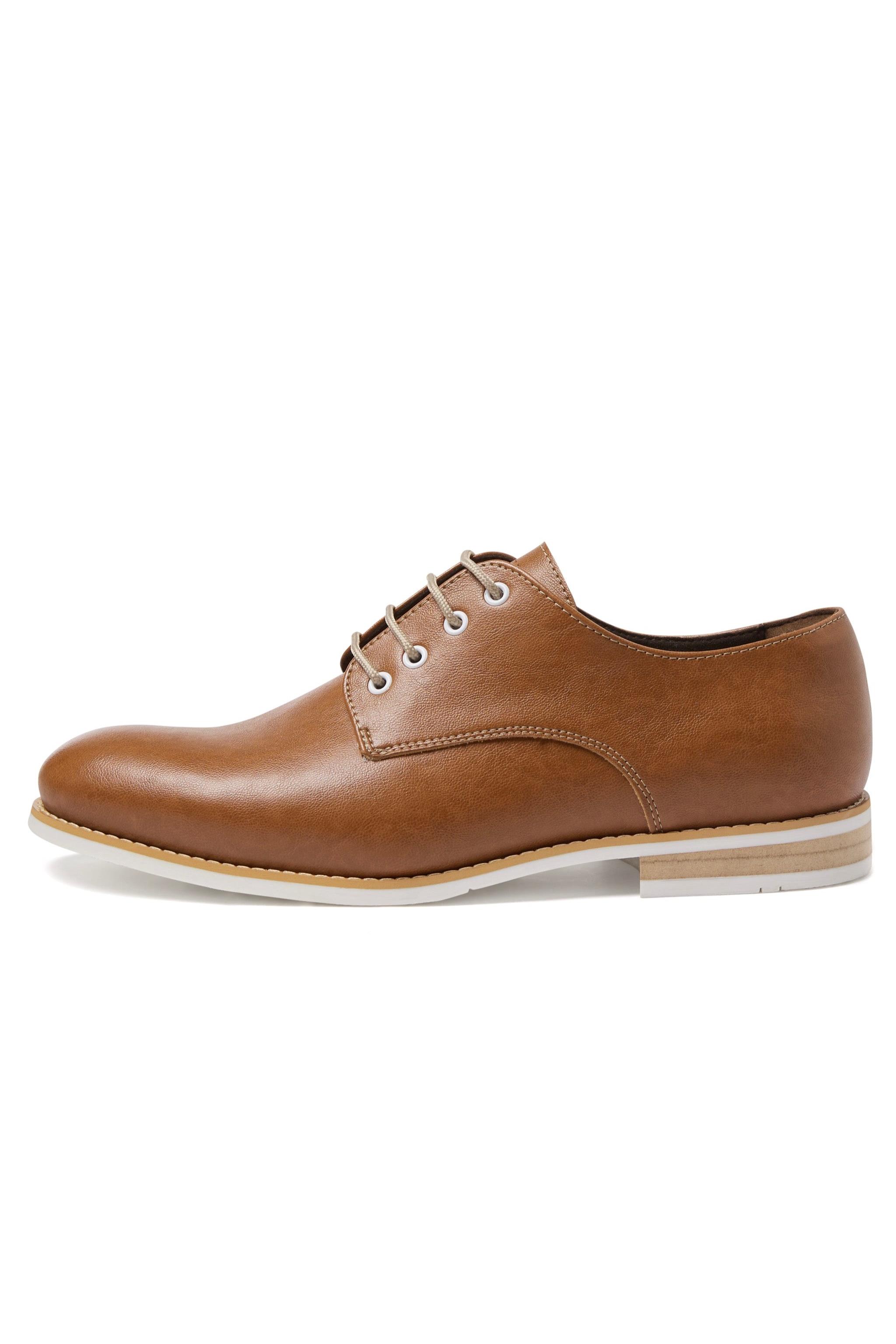 Will's Vegan Store Herren vegan Casual Derbys Tan