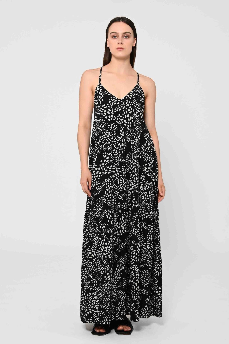 LOVJOI Damen vegan Maxikleid Tapajo Stream