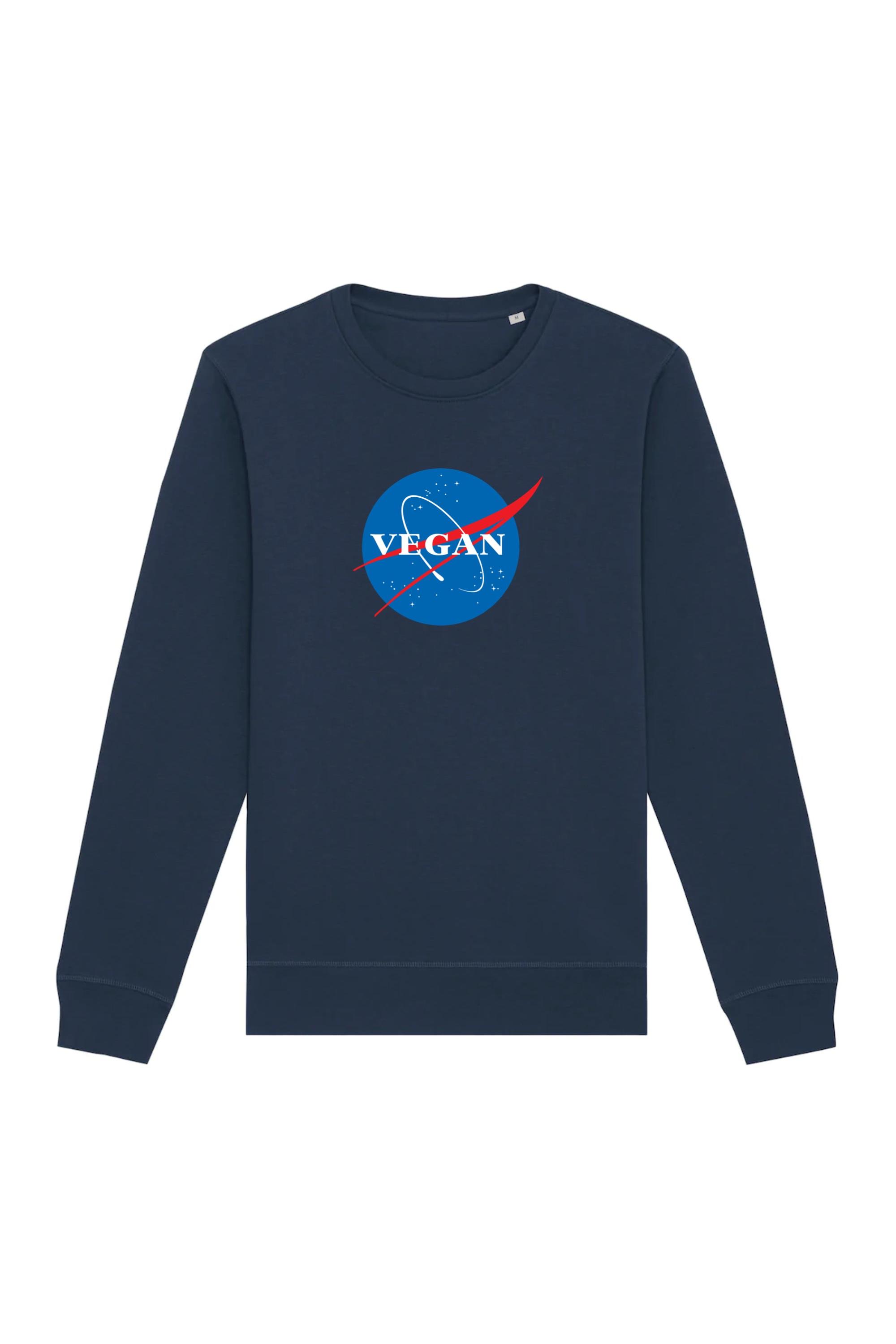 Oat Milk Club Damen vegan Sweatshirt Vegan Nasa Navy
