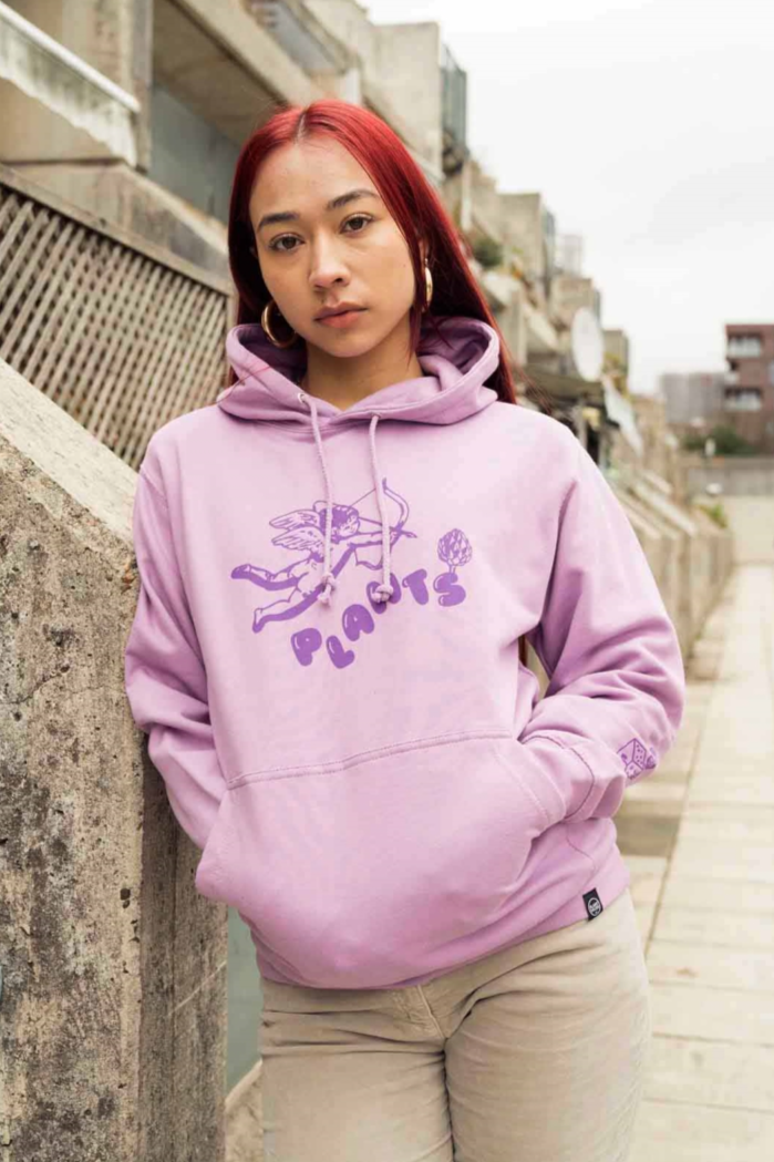 Plant Faced Clothing Damen vegan Hoodie Heavenly Lavendel Lila