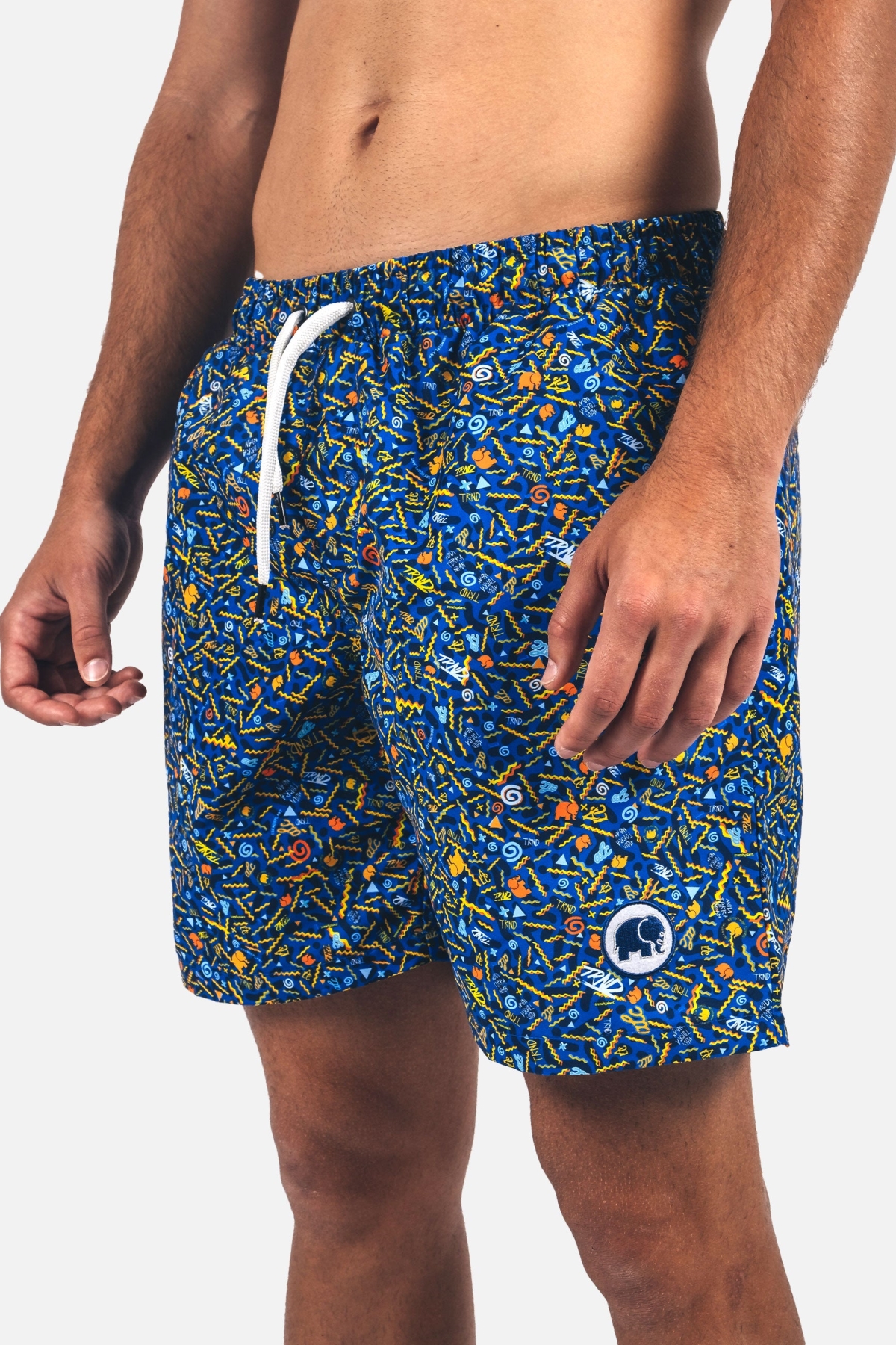 Trendsplant Herren vegan Badehose Dogtown Blau