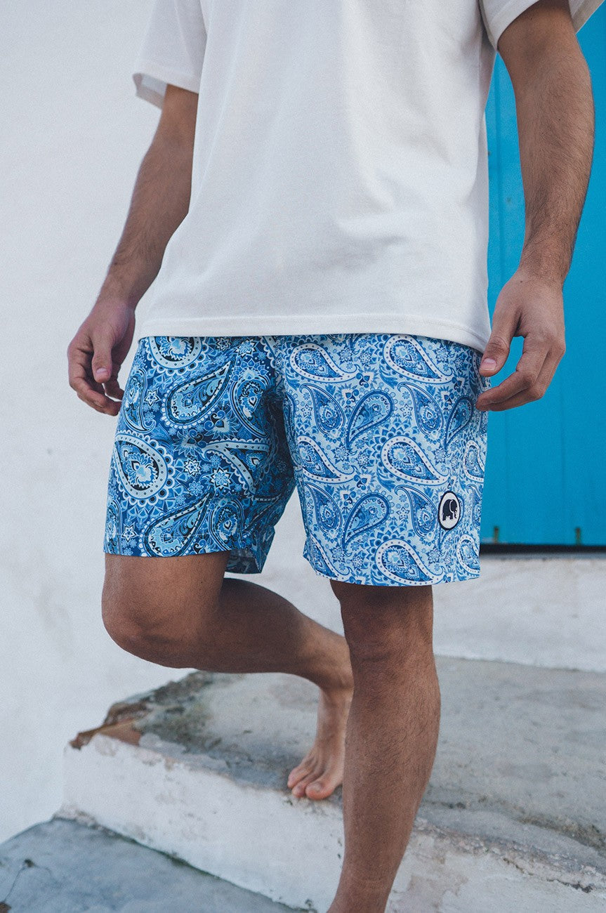 Trendsplant Herren vegan Badehose Breeze Paisley