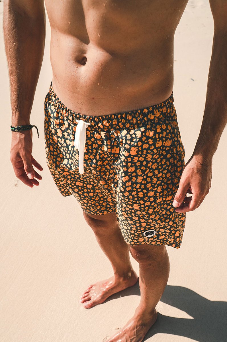 Trendsplant Herren vegan Badehose Manada Gelb