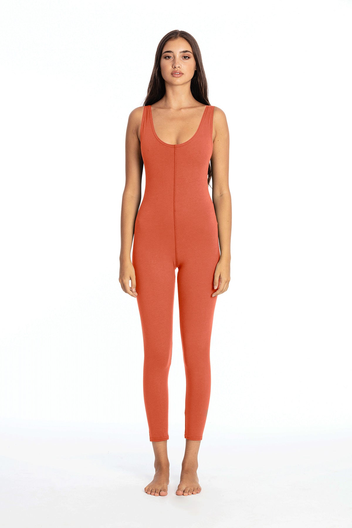 RAVENS VIEW IBIZA Damen vegan Jumpsuit Yoga Erde Rot