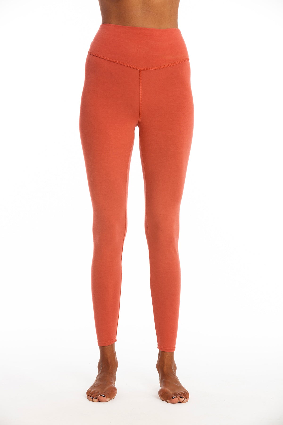 RAVENS VIEW IBIZA Damen vegan Legging Deva Erde Rot