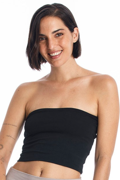 RAVENS VIEW IBIZA Damen vegan Bandana Top Schwarz