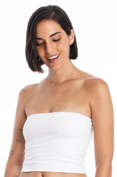 RAVENS VIEW IBIZA Damen vegan Bandana Top WeiÃŸ