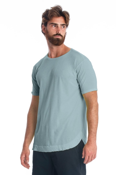 RAVENS VIEW IBIZA Herren vegan Tee Rick Curved Chinois GrÃ¼n