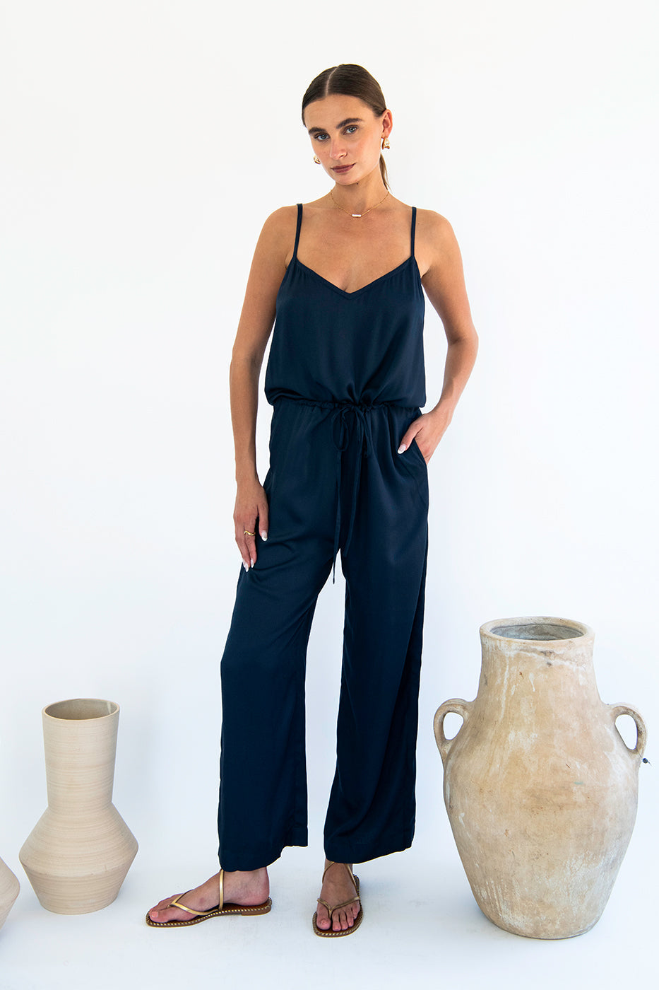 Neu Nomads Damen vegan Jumpsuit Melbourne Mitternacht