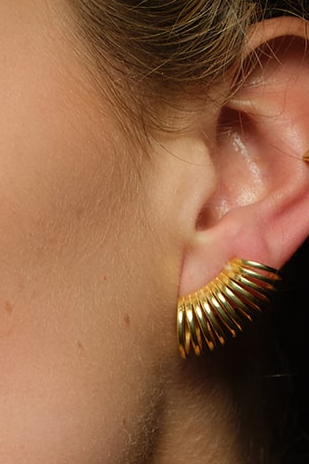 Amadeus Damen vegan Ohrmanschette Loli Gold