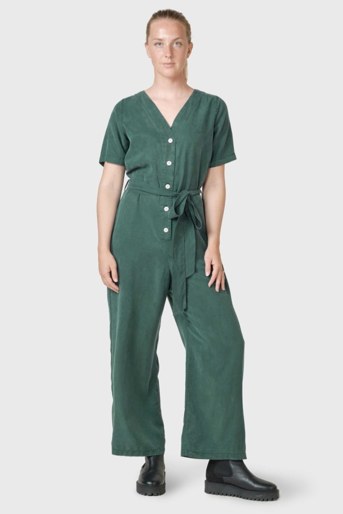 KlitmÃ¸ller Damen vegan Jumpsuit Marna MoosgrÃ¼n