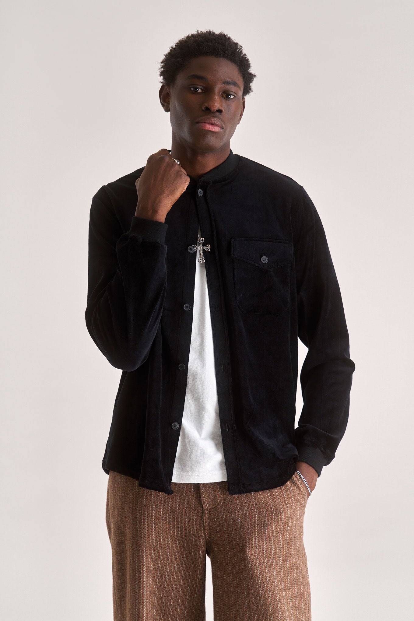 KOMODO Herren vegan Overshirt Cole Schwarz