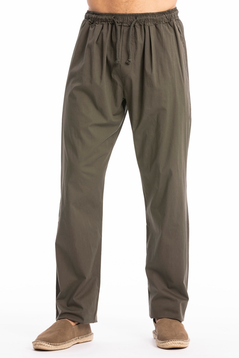 RAVENS VIEW IBIZA Herren vegan Hose Kenzo Bison Braun