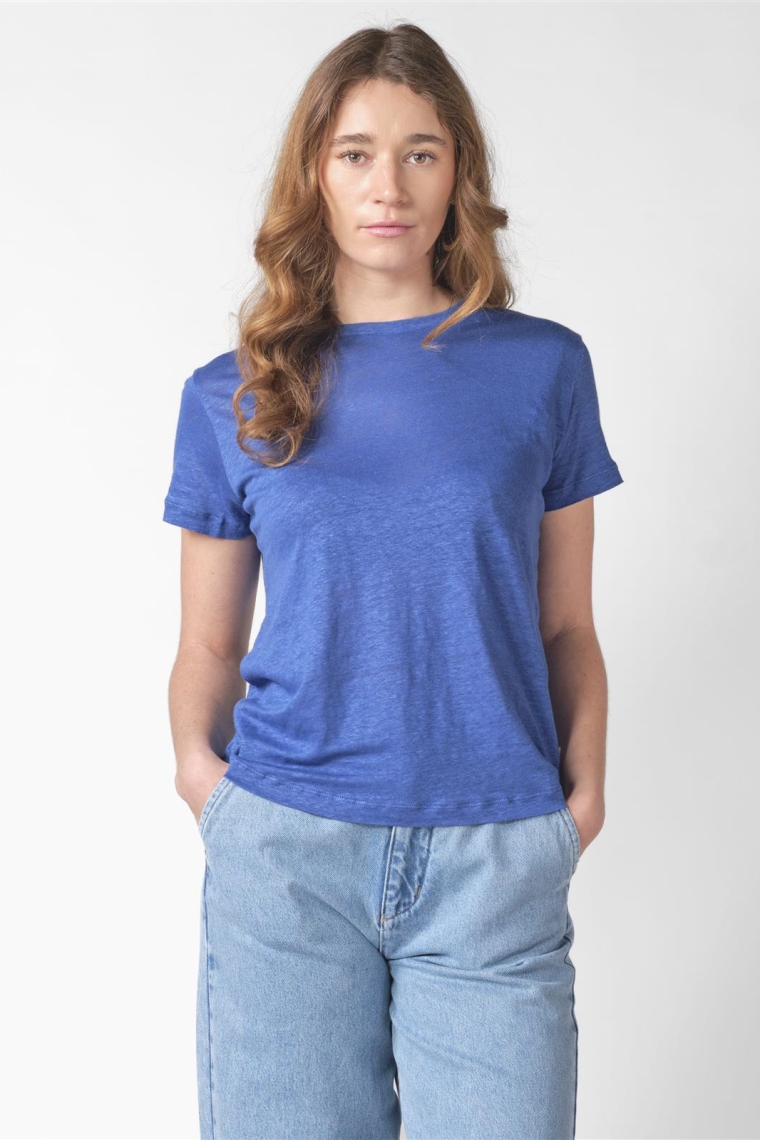 Klitmøller Damen vegan T-Shirt Rikke Surf Blau