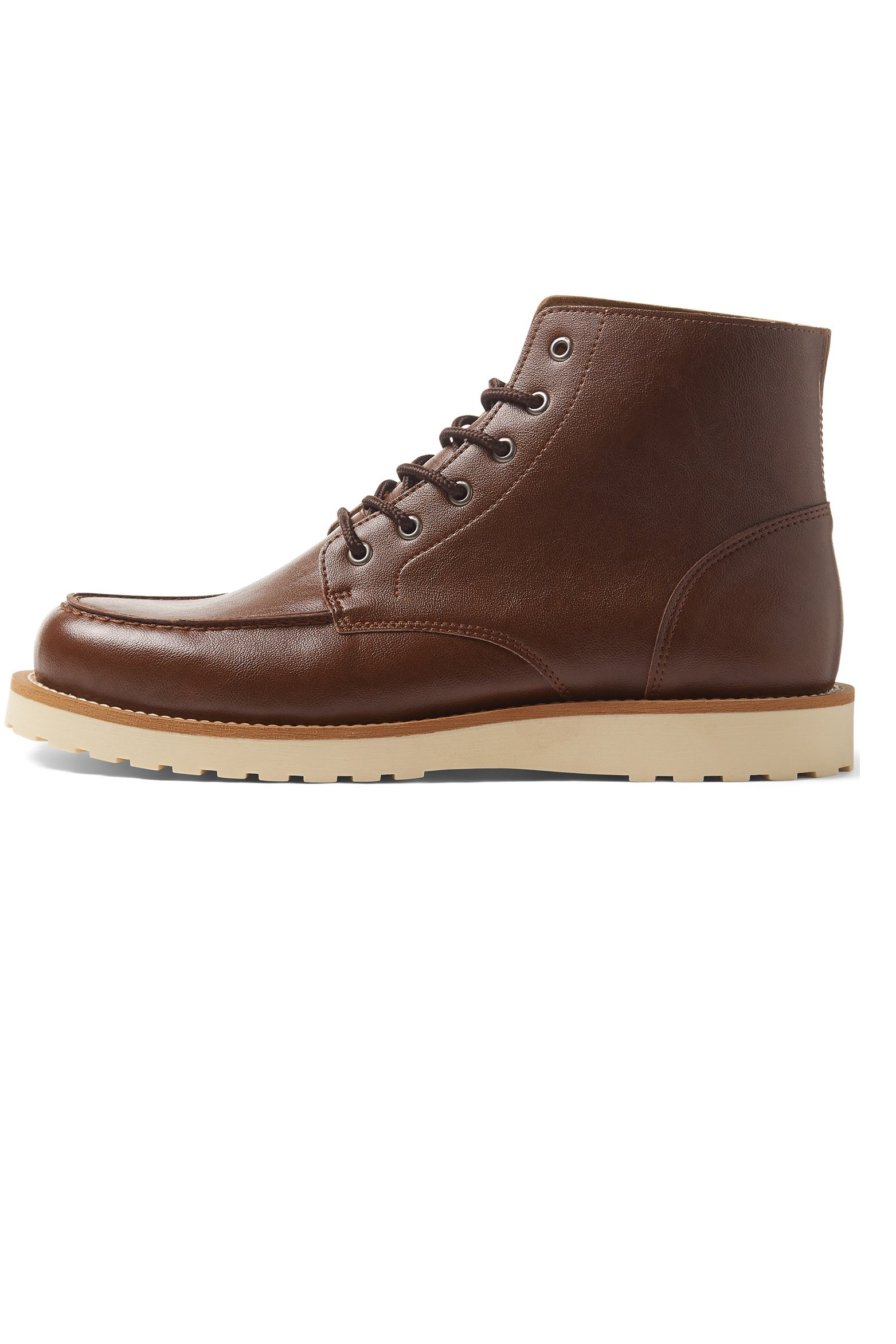 Will's Vegan Store Herren vegan Stiefel Low Rig Kastanie