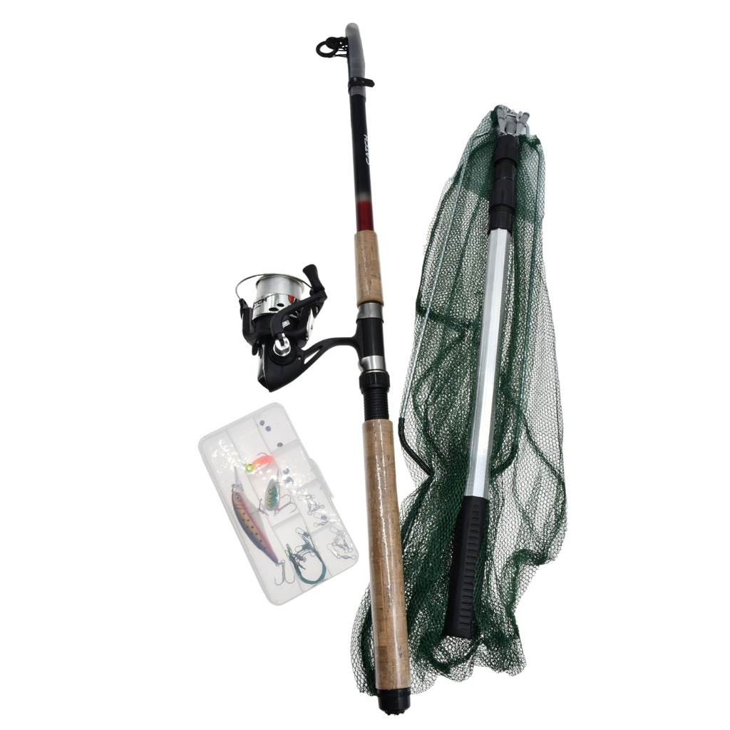 Essentielles Angelset für das Meer Catch Fishing