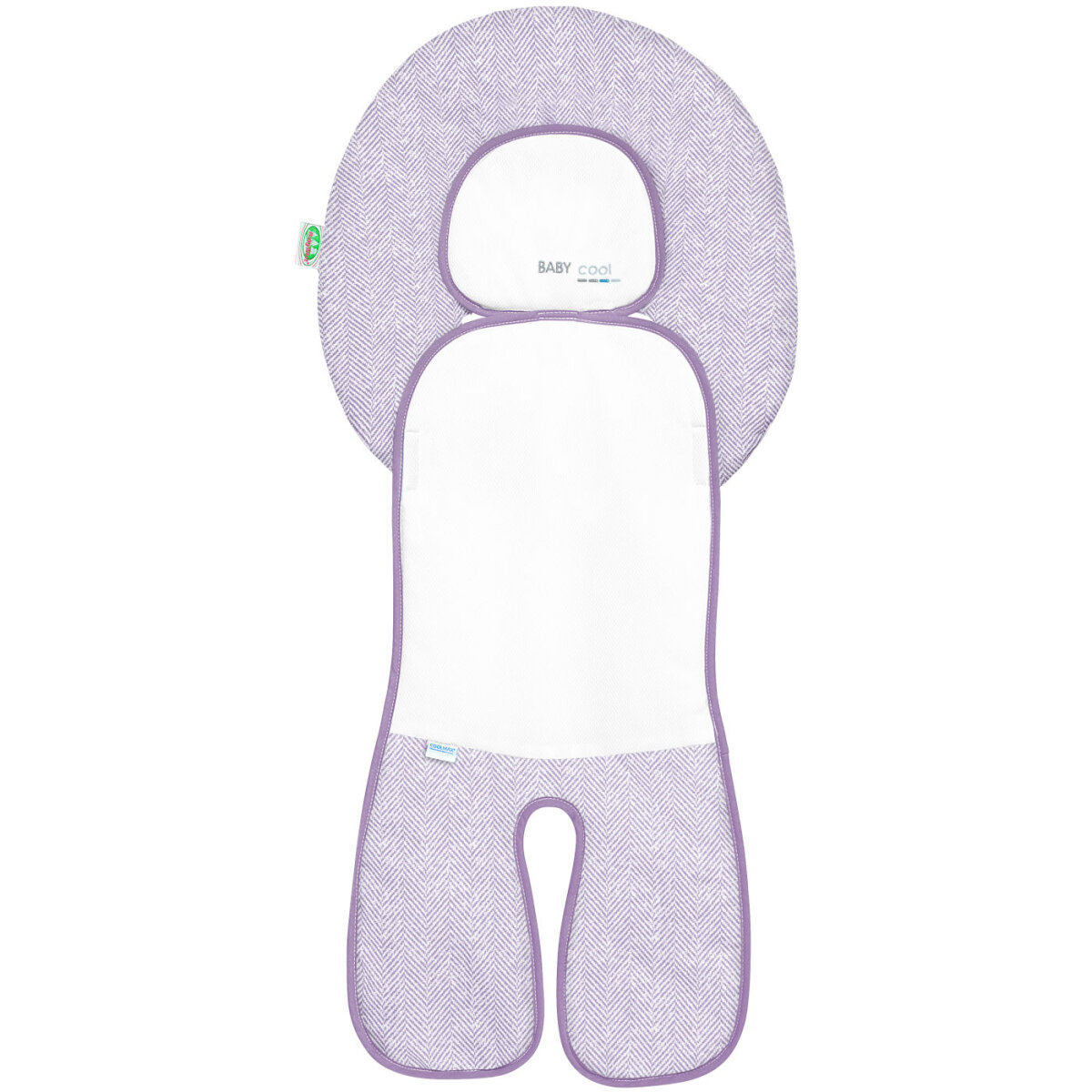 Odenwälder Babycool-Auflage new woven für Autositz Gruppe 1 violett