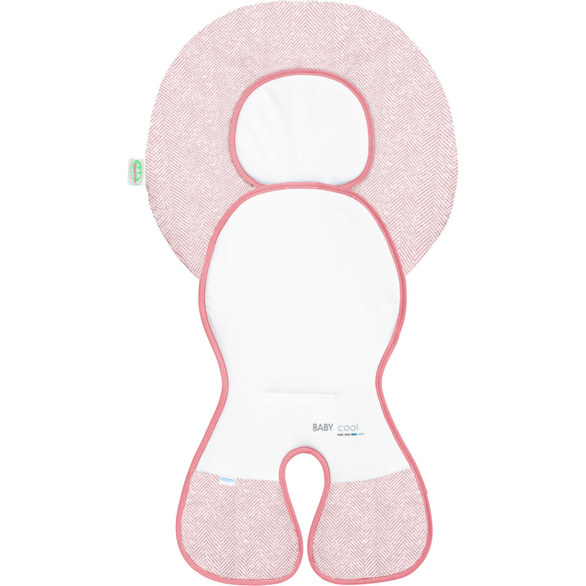 Odenwälder Babycool-Auflage new woven für Schalensitz Gruppe 0 candy pink