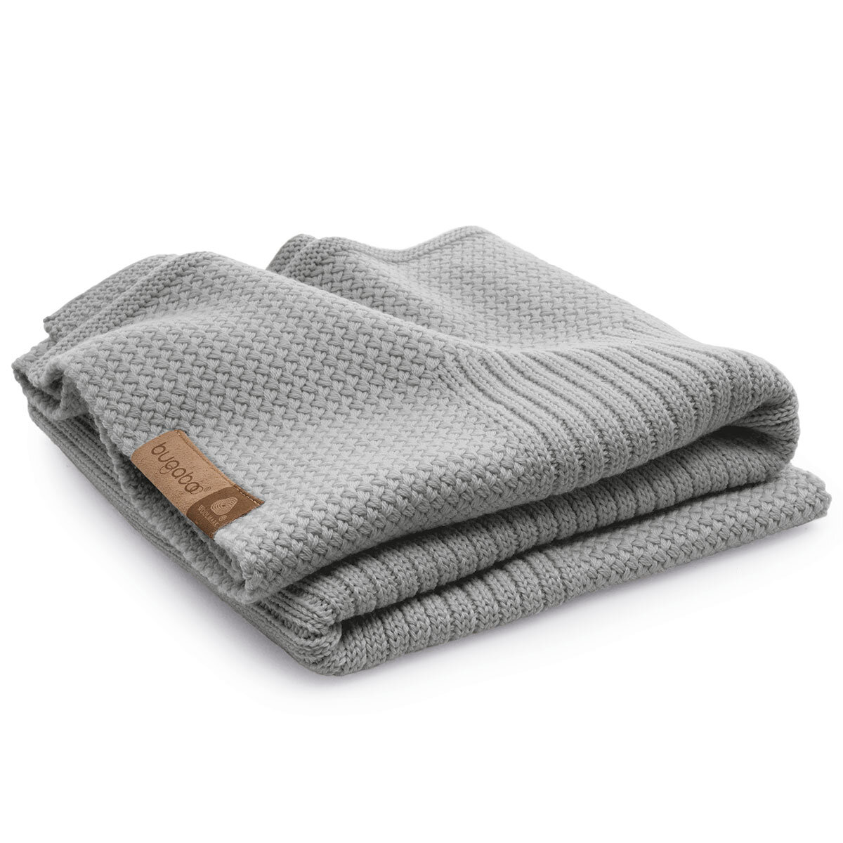 Bugaboo weiche Wolldecke Hell Grau Meliert