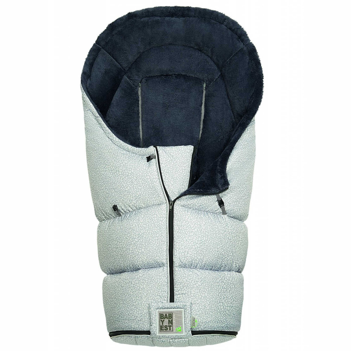 Odenwälder Fußsack Babyfusssack für Kinderwagen Lo-Go fashion pebbles steel
