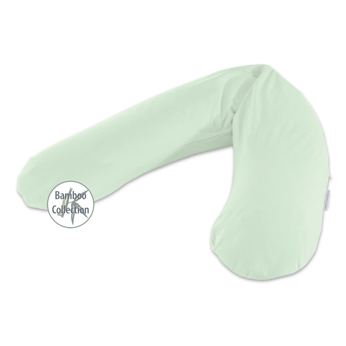 Theraline Das Original Stillkissen inkl. Bezug Pastellgrün (Bamboo Collection)