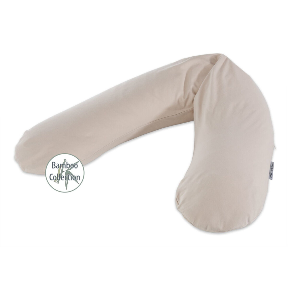 Theraline Das Original Stillkissen inkl. Bezug Kieselgrau (Bamboo Collection)