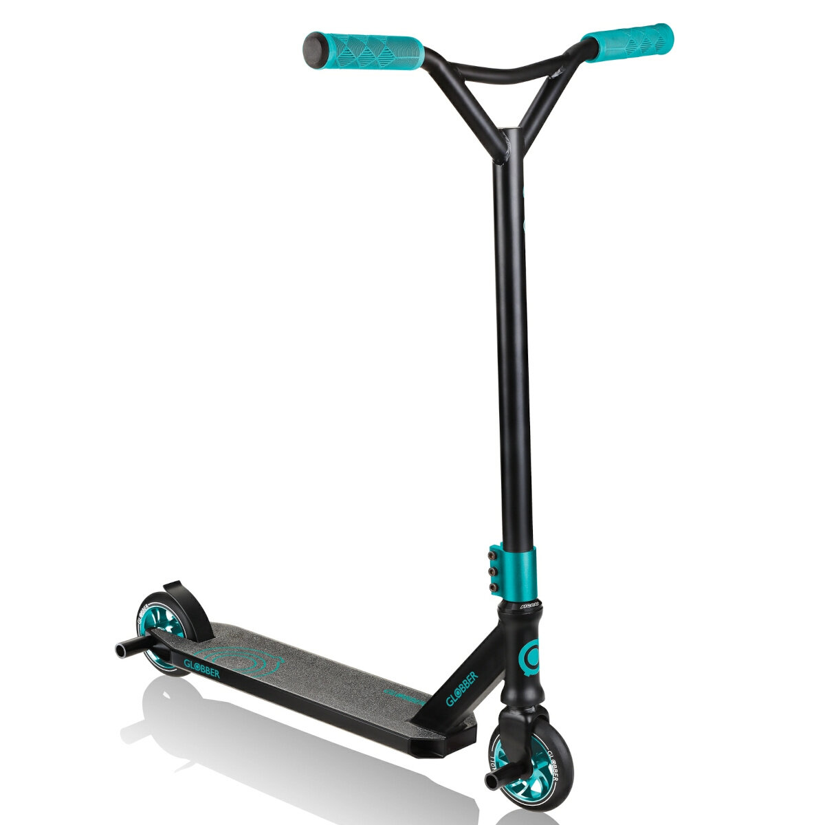 Authentic Sports Globber Stuntscooter GS 720 Schwarz-Teal Türkis
