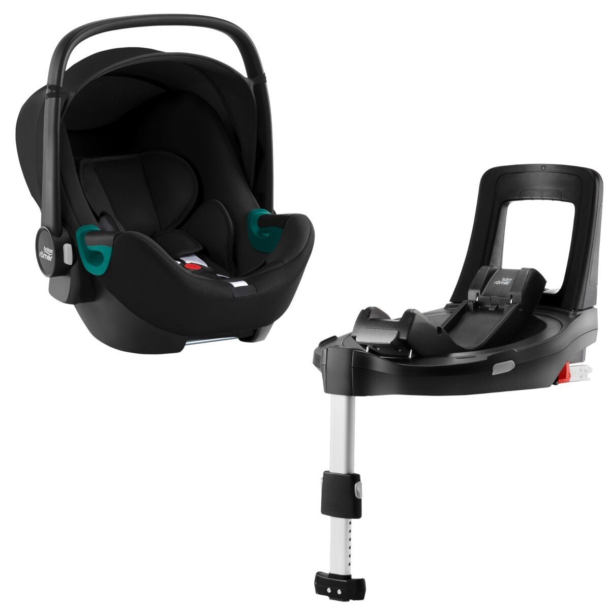 Britax Römer Babyschale Baby-Safe 3 i-Size mit Flex Base iSense - Space Black