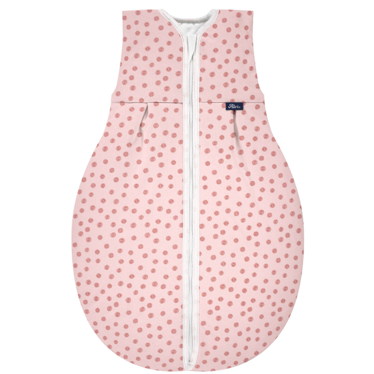 Alvi Kugelschlafsack Molton Organic Cotton Curly Dots 70